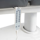 Kyoto elektrische massagetafel 76cm donkergrijs met verwarming