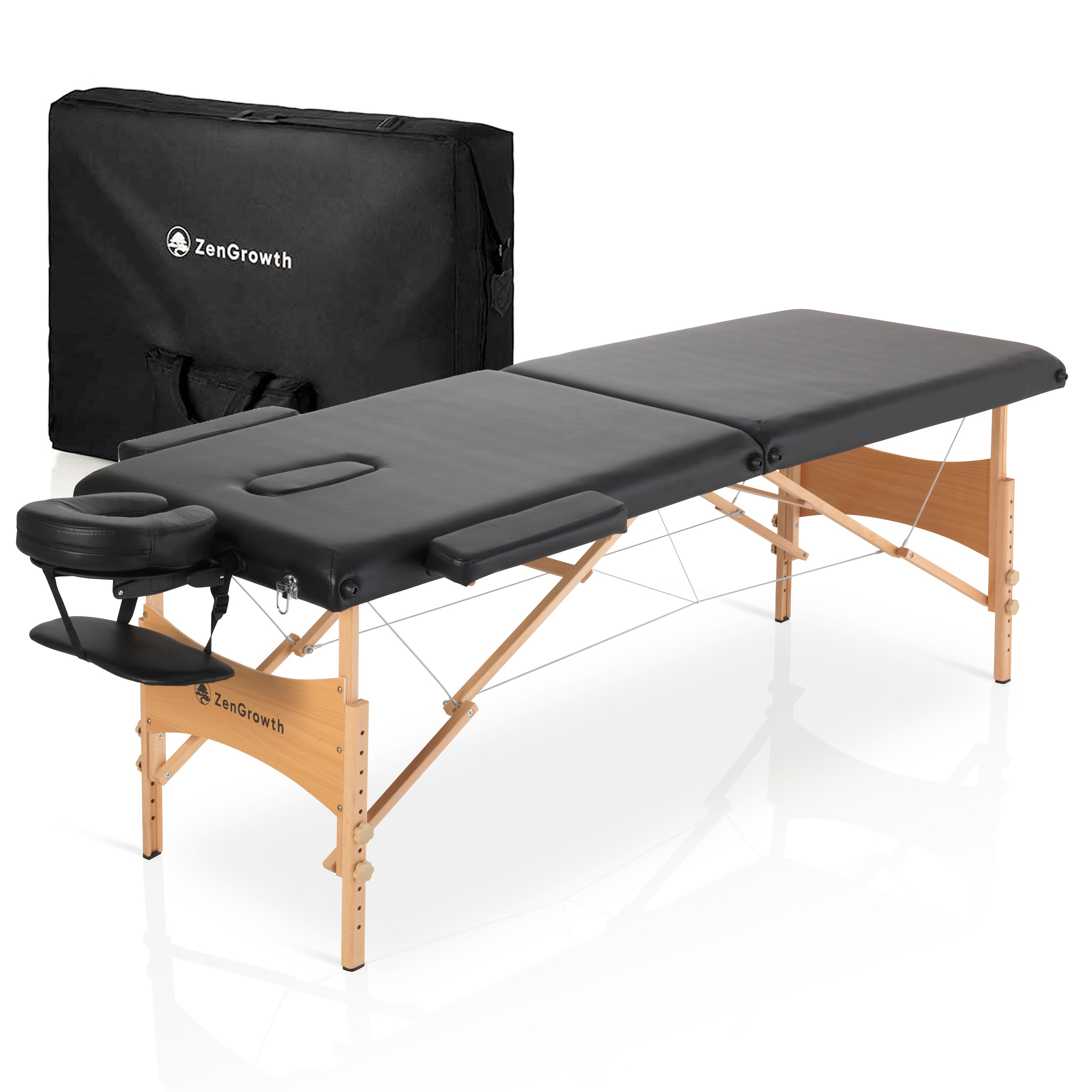 Houten massagetafels