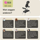 ZENGROWTH Massagestoel Valo Inklapbaar Zwart