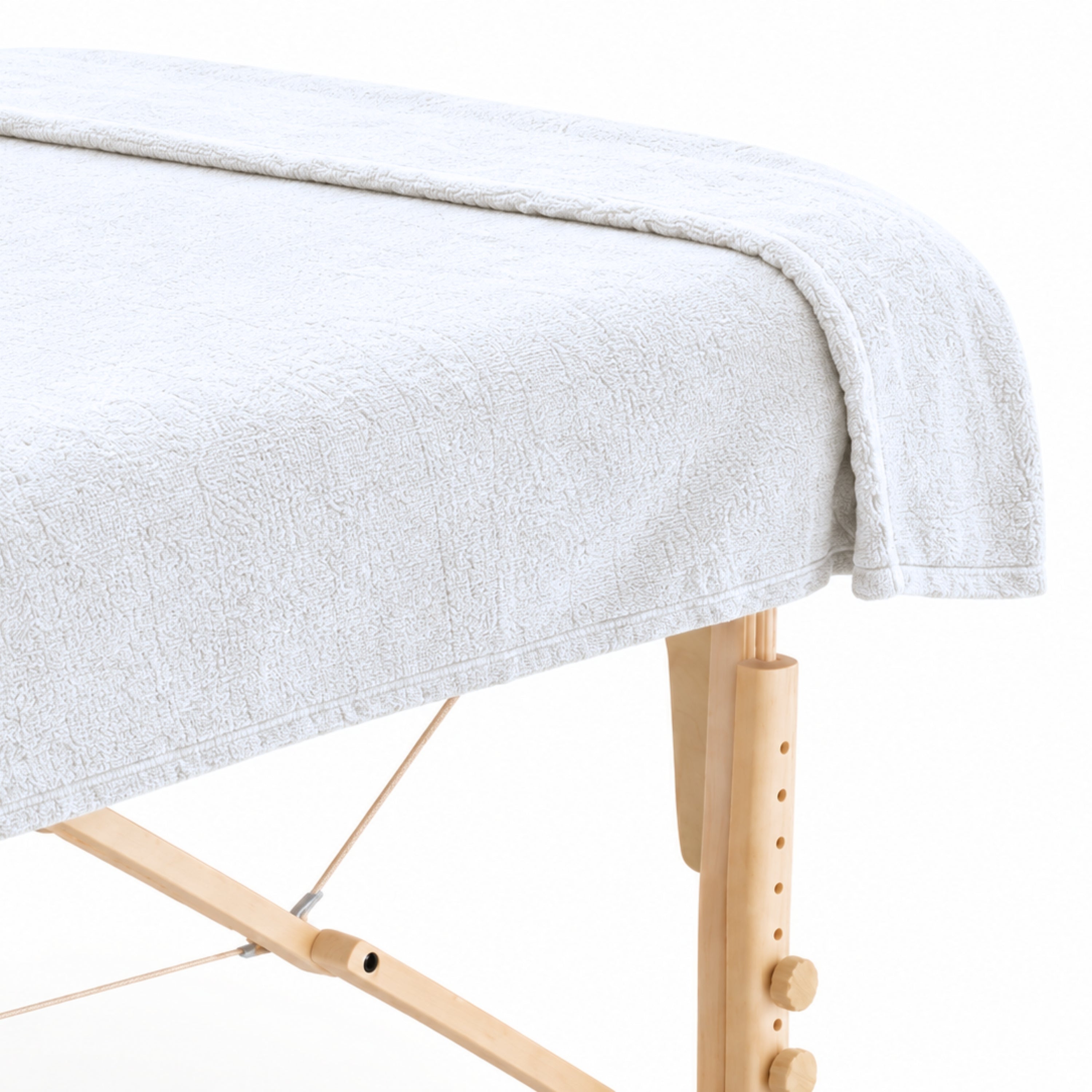 ZenGrowth Serenza microvezel massage handdoek 100 x 220cm wit