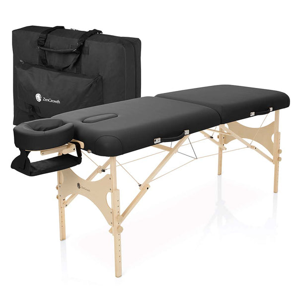 ZENGROWTH Massagetafel Belverde 2.0 Zwart 76cm