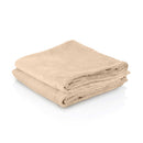 2x ZenGrowth Serenza microvezel massage handdoek 45 x 90cm Zandbeige