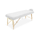 ZenGrowth Serenza microvezel hoeslaken met hoofsteunhoesje wit