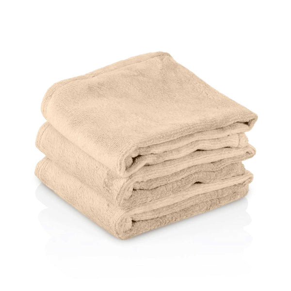 3x ZenGrowth Serenza Microvezel Kompresdoekjes 30x50cm Zandbeige