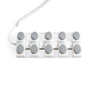 Kyoto elektrische massagetafel 76cm donkergrijs met verwarming