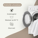 ZenGrowth Serenza microvezel massage handdoek 100 x 220cm wit