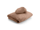 ZenGrowth Serenza microvezel hoeslaken met hoofdsteunhoesje bruin