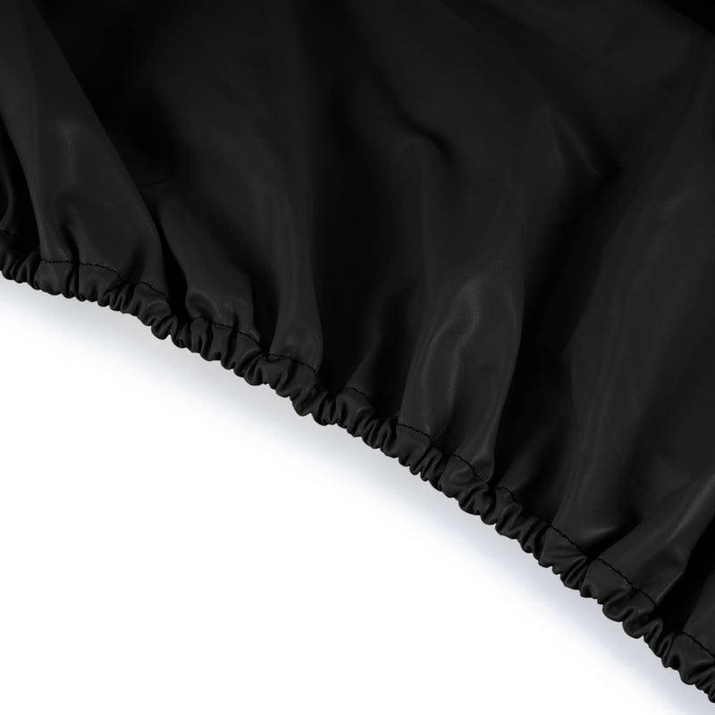 Oliebestendig hoeslaken zwart