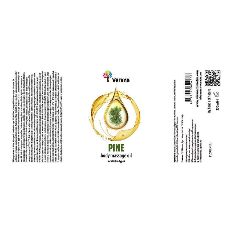 Verana 100% natuurlijke Massageolie Dennenappel 250ml