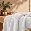ZenGrowth Serenza microvezel massage handdoek 100 x 220cm wit