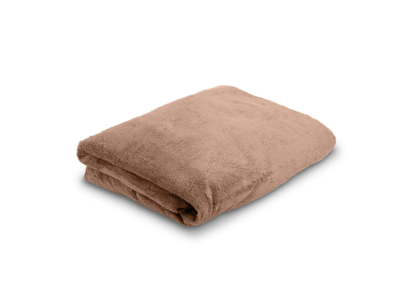 ZenGrowth Serenza microvezel massage handdoek 100 x 220cm bruin