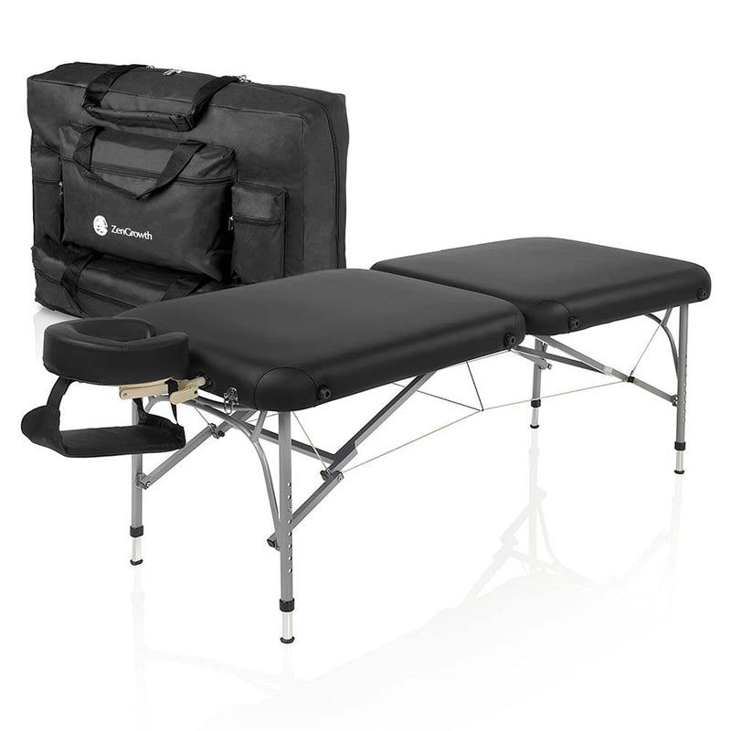 ZENGROWTH Massagetafel Artarmon II Zwart 71cm