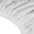 ZenGrowth Serenza microvezel hoeslaken met uitsparing wit