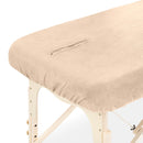 ZenGrowth Serenza microvezel hoeslaken met uitsparing Zandbeige