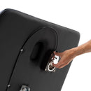 ZenGrowth Byron elektrische Massagetafel zwart 72cm