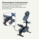 ZENGROWTH Massagestoel Legian Inklapbaar Marineblauw