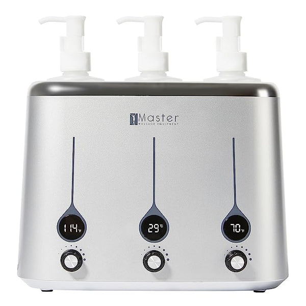 Tweedekans Massageolieverwarmer Grijs 3 flessen