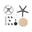 ZenGrowth Tabouret Beige met plastic frame