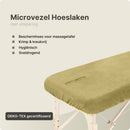 ZenGrowth Serenza microvezel hoeslaken met uitsparing Olijfgroen Licht