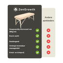 ZenGrowth Serenza microvezel hoeslaken met uitsparing Zandbeige