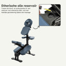 ZENGROWTH Massagestoel Legian Inklapbaar Marineblauw
