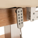 Woodstock elektrische massagetafel 79cm beige