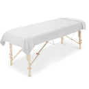 ZenGrowth Serenza microvezel massage handdoek 100 x 220cm wit