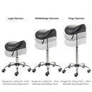 ZenGrowth Zadelkruk Zwart met chromen frame