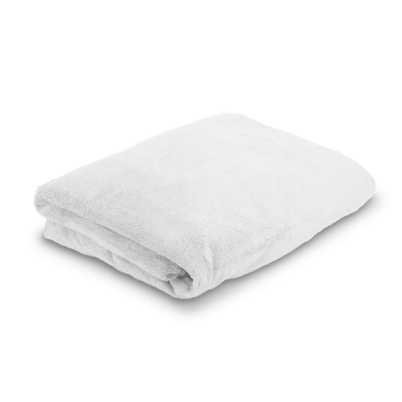 ZenGrowth Serenza microvezel massage handdoek 100 x 220cm wit