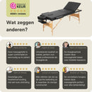 ZENGROWTH Massagetafel Economy Zwart