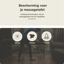 Fluffy Fleece Hoeslaken met elastiek Wit met Hoofdsteunhoesje