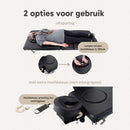 ZENGROWTH Inklapbare Massagetafel Athlete Zwart 63.5cm