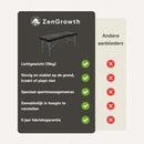 ZENGROWTH Inklapbare Massagetafel Athlete Zwart 63.5cm