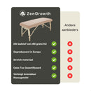 Badstof Hoeslaken Massagetafel Lichtbruin zonder Uitsparing