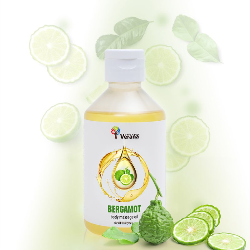 Verana 100% natuurlijke Massageolie Bergamot 250ml