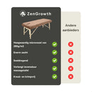 ZenGrowth Serenza microvezel hoeslaken met uitsparing bruin