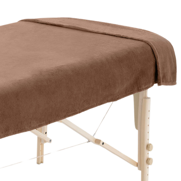 ZenGrowth Serenza microvezel massage handdoek 100 x 220cm bruin