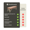 ZenGrowth Serenza microvezel hoeslaken met hoofdsteunhoesje bruin