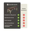 Badstof Hoeslaken Massagetafel Chocoladebruin met Uitsparing