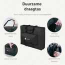 ZENGROWTH Inklapbare Massagetafel Athlete Zwart 63.5cm