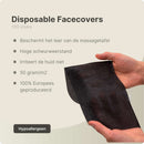 Zwarte Disposable Facecovers Massagetafel 100 Stuks ZenGrowth