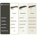 Tweedekans ZENGROWTH Massagetafel Economy Flat Zwart