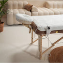 Fluffy Fleece Deluxe Hoeslaken Wit met Hoofdsteunhoesje