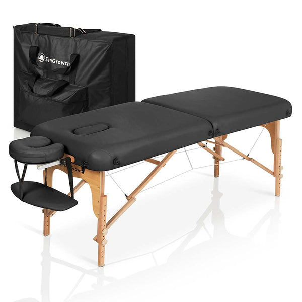 ZENGROWTH Massagetafel Gavia Zwart 71cm