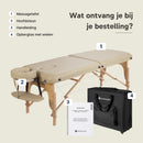 ZENGROWTH Massagetafel Gavia Beige 71cm