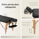 ZENGROWTH Massagetafel Gavia Zwart 71cm