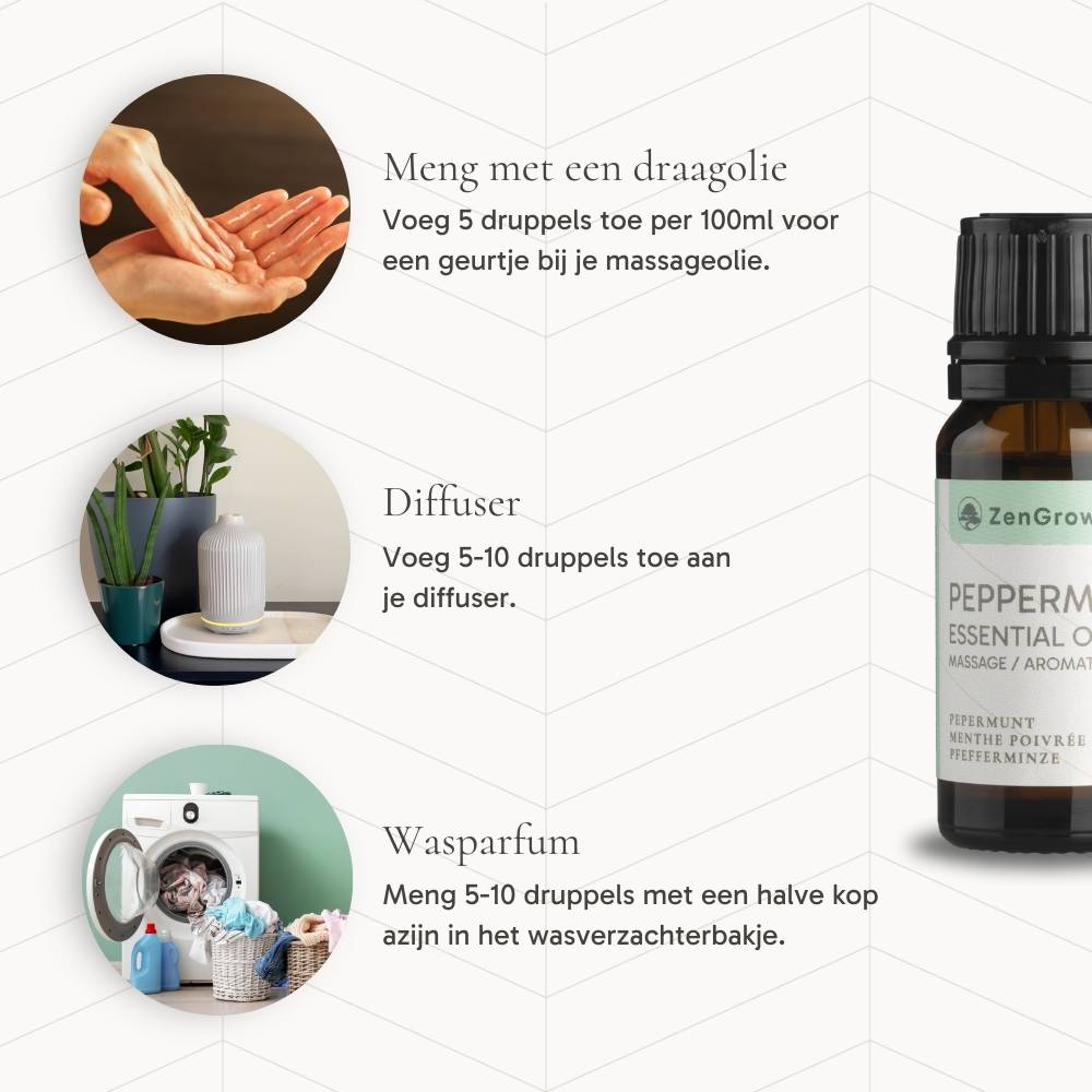 Sala Pepermuntolie Etherische Olie - 100% Natuurzuiver Mentha Arvensis, 500 Ml In Glazen Fles