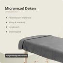 ZenGrowth Serenza microvezel massage handdoek 100 x 220cm grijs
