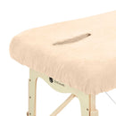 ZenGrowth Serenza microvezel hoeslaken met uitsparing Zandbeige