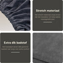 Badstof Hoeslaken Massagetafel Grijs zonder Uitsparing